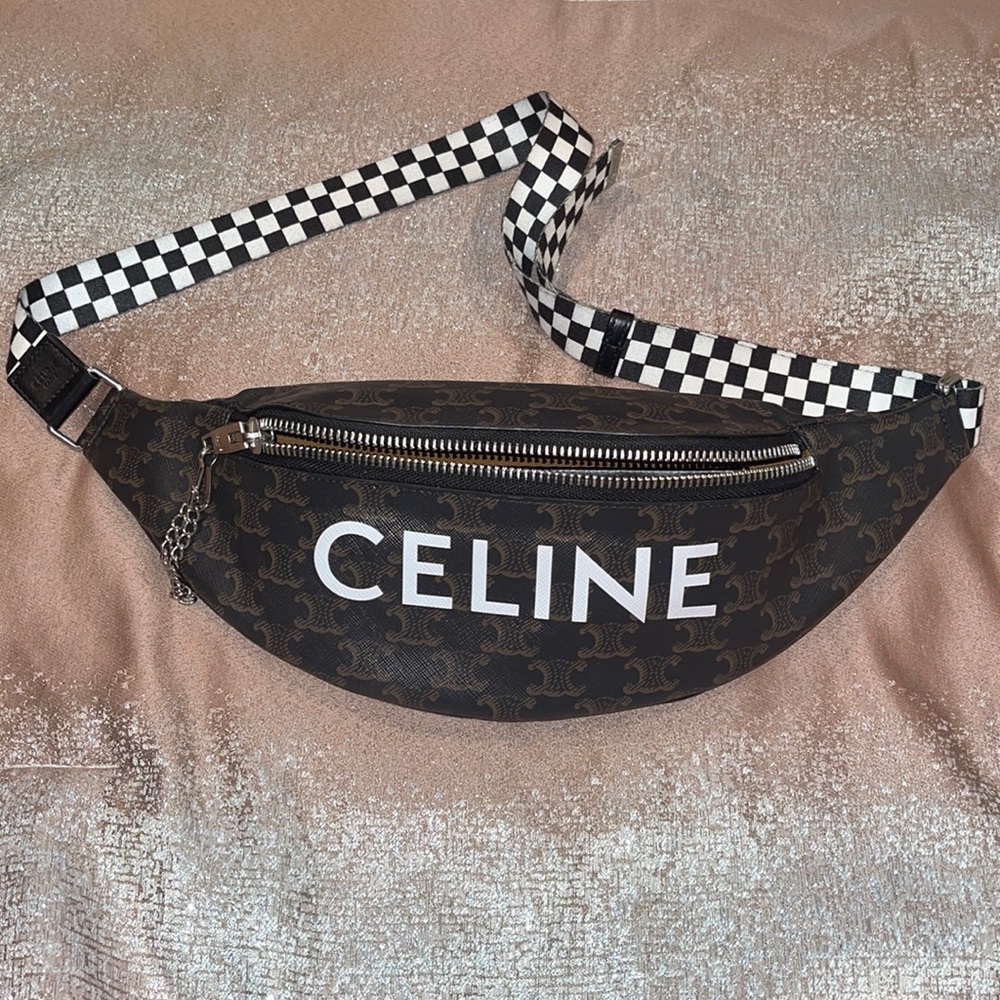 Celine Canvas Belt Bag